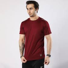 Mens Short Sleeve Solid Crew Neck T-Shirt