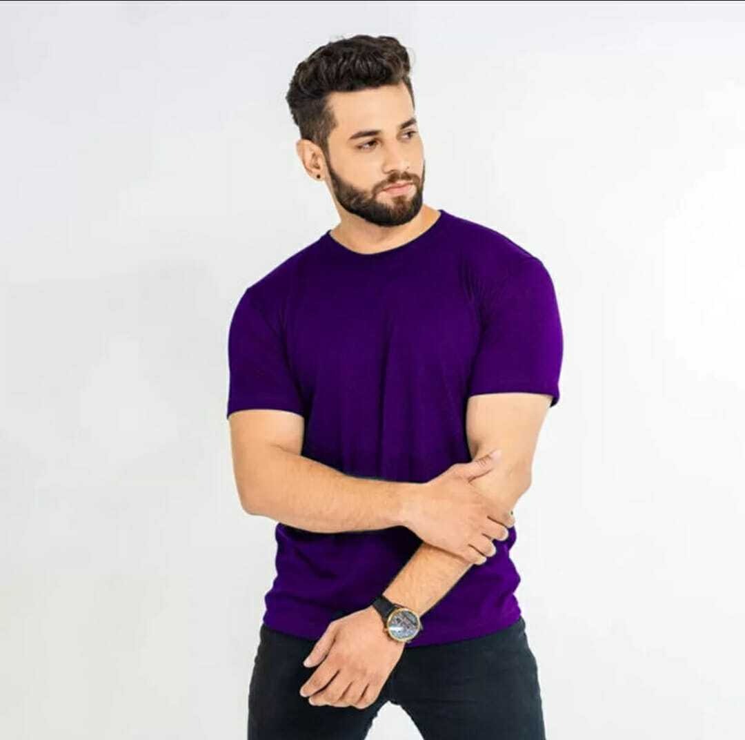 Casual T-Shirt with Folded Sleeves
